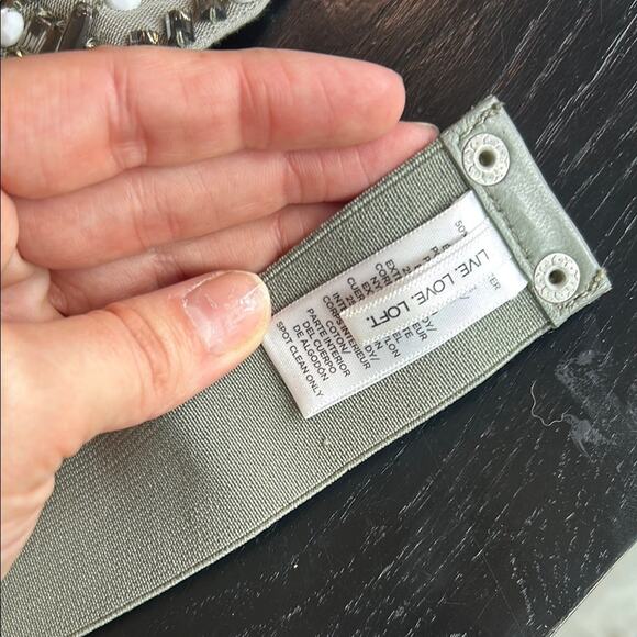 Y2K faux gems Embellished Belt- gems- stretch loft- waist belt - Picture 2 of 6